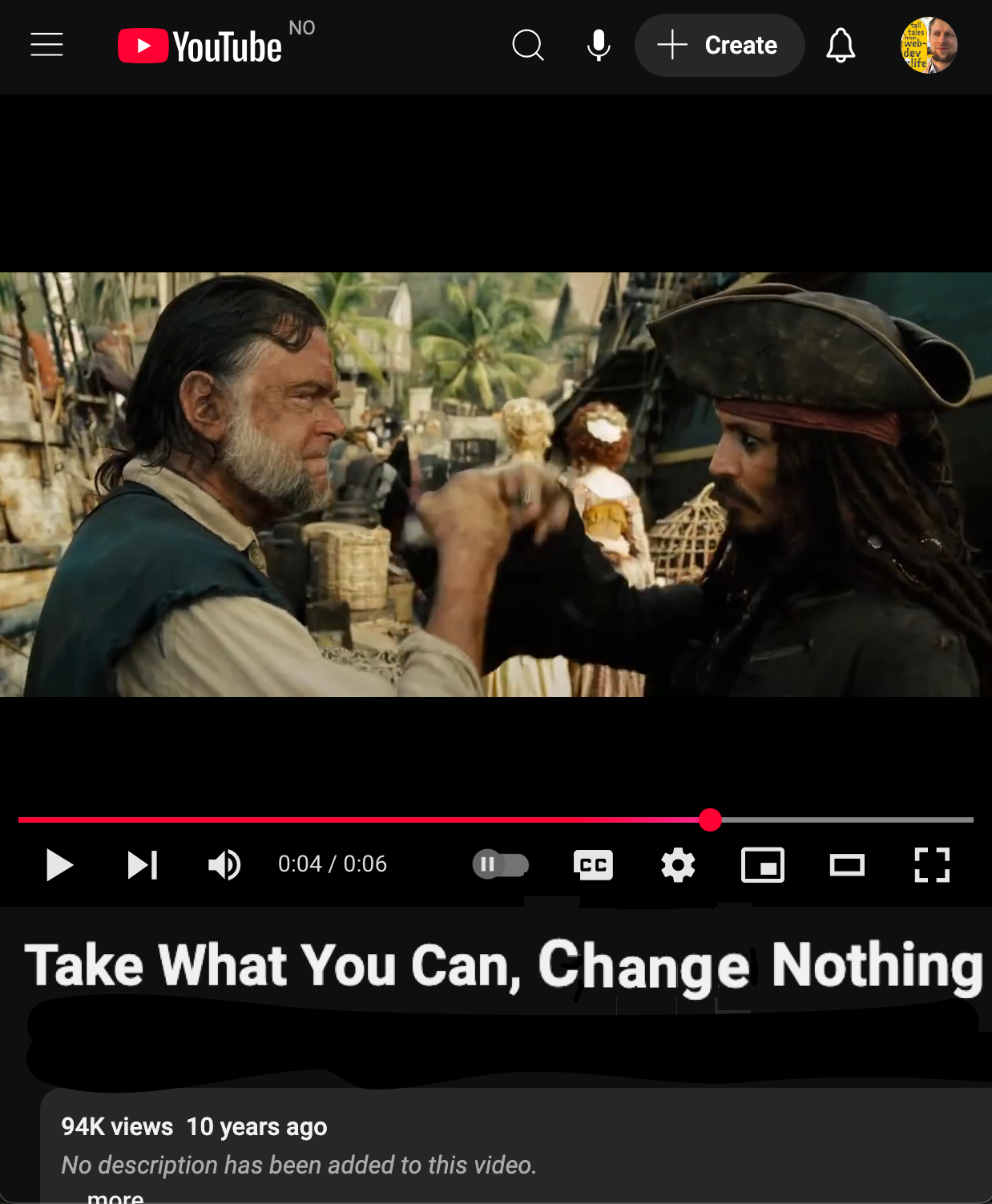 Take What You Can, Change Nothing. - Captain Jack Sparrow