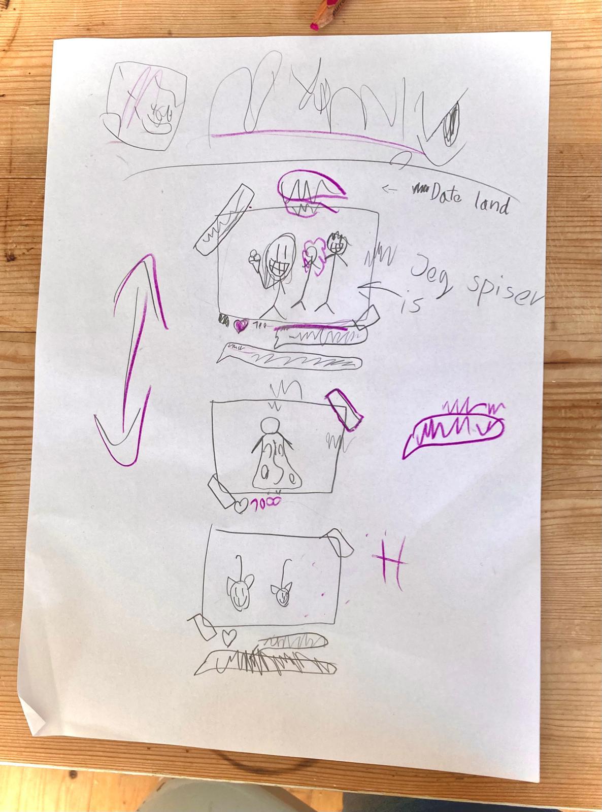 new-website sketch made by The Pirate Princess